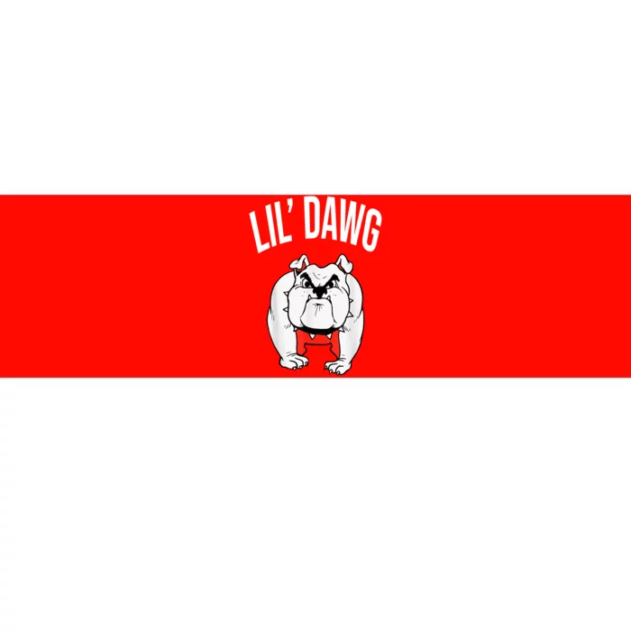 Lil' Dawg Football Fan Bumper Sticker