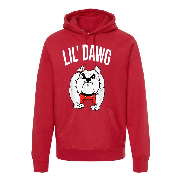 Lil' Dawg Football Fan Premium Hoodie