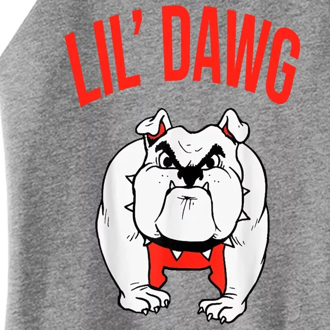 Lil' Dawg Football Fan Women’s Perfect Tri Rocker Tank