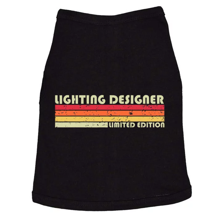 Lighting Designer Funny Job Title Profession Birthday Worker Doggie Tank