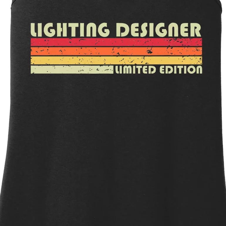 Lighting Designer Funny Job Title Profession Birthday Worker Ladies Essential Tank