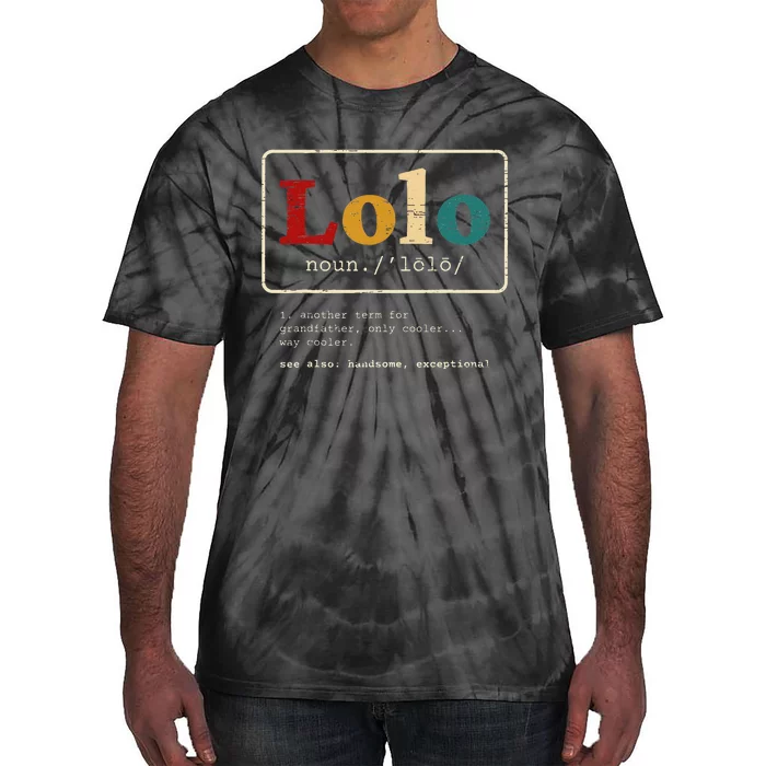 Lolo Definition Filipino Grandpa for a Pinoy Tie-Dye T-Shirt