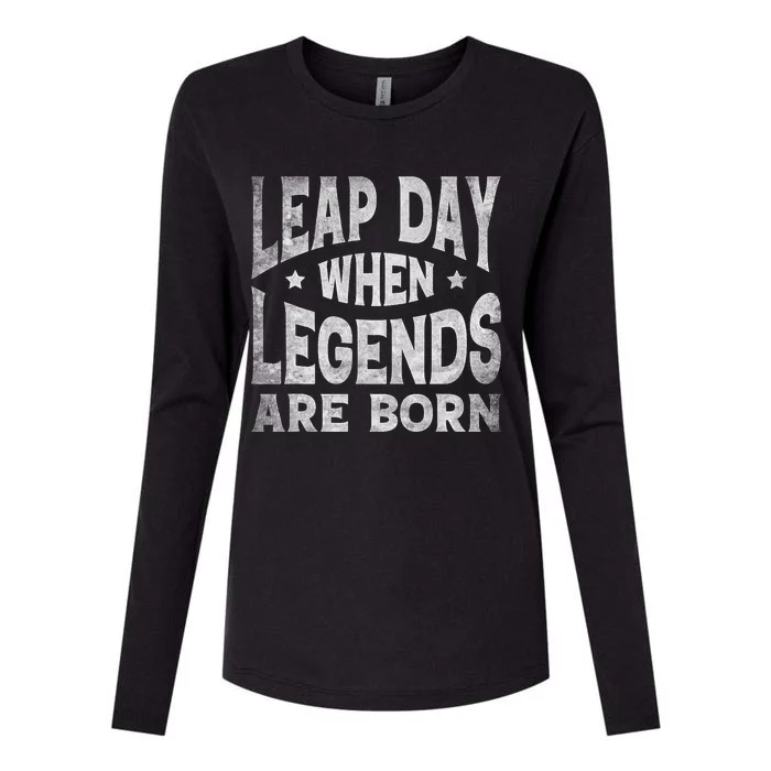 Leap Day February 29 Birthday Leap Year Womens Cotton Relaxed Long Sleeve T-Shirt