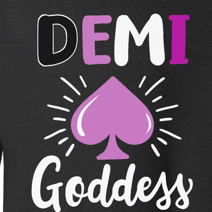 LGBTQ Demisexual Flag Demi Goddess Ace Pride Asexual Toddler Sweatshirt