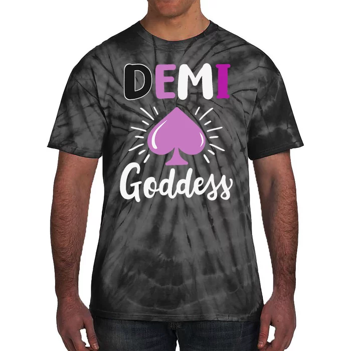 LGBTQ Demisexual Flag Demi Goddess Ace Pride Asexual Tie-Dye T-Shirt