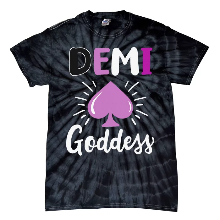 LGBTQ Demisexual Flag Demi Goddess Ace Pride Asexual Tie-Dye T-Shirt