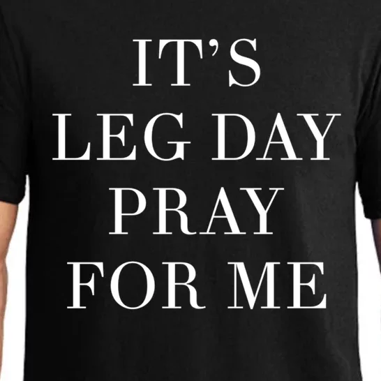 Leg Day Funny Christian Pray Workout Fitness Weightlifting Meaningful Gift Pajama Set