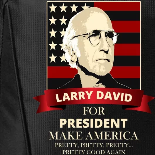 Larry David For President City Backpack