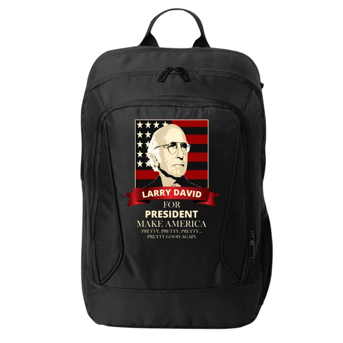 Larry David For President City Backpack