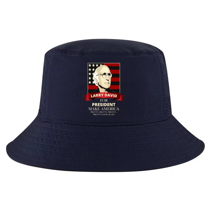 Larry David For President Cool Comfort Performance Bucket Hat