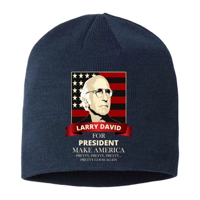 Larry David For President 8 1/2in Sustainable Knit Beanie