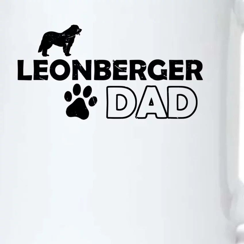 Leonberger Dad Funny Cute Dog Owner Adopt Rescue Fathers Day Gift Black Color Changing Mug