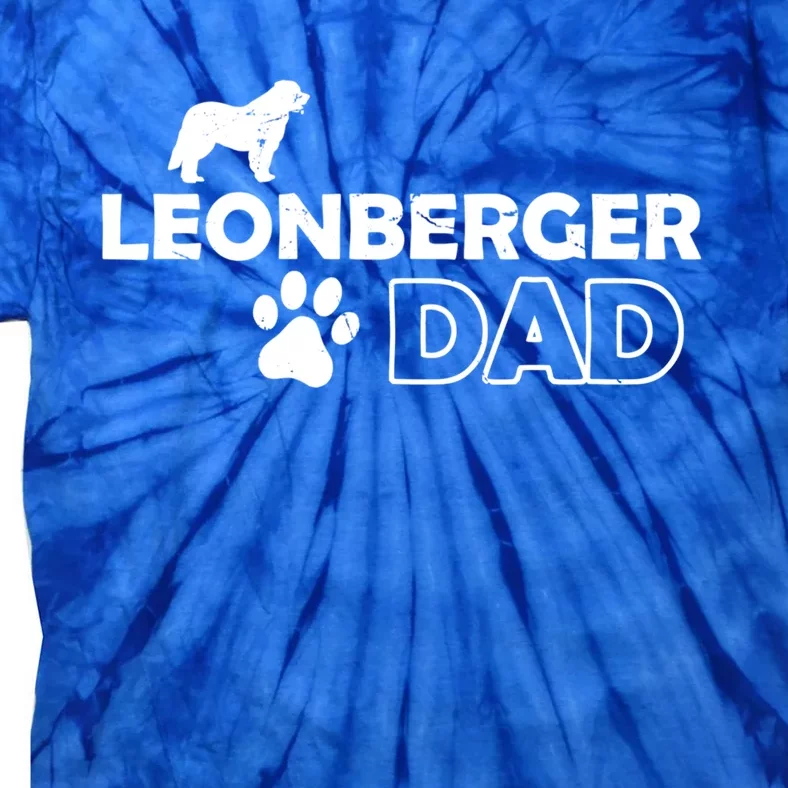 Leonberger Dad Funny Cute Dog Owner Adopt Rescue Fathers Day Gift Tie-Dye T-Shirt