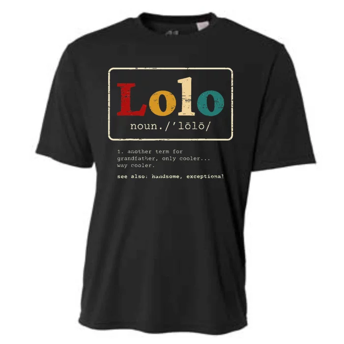 Lolo Definition Filipino Grandpa For A Pinoy Cooling Performance Crew T-Shirt