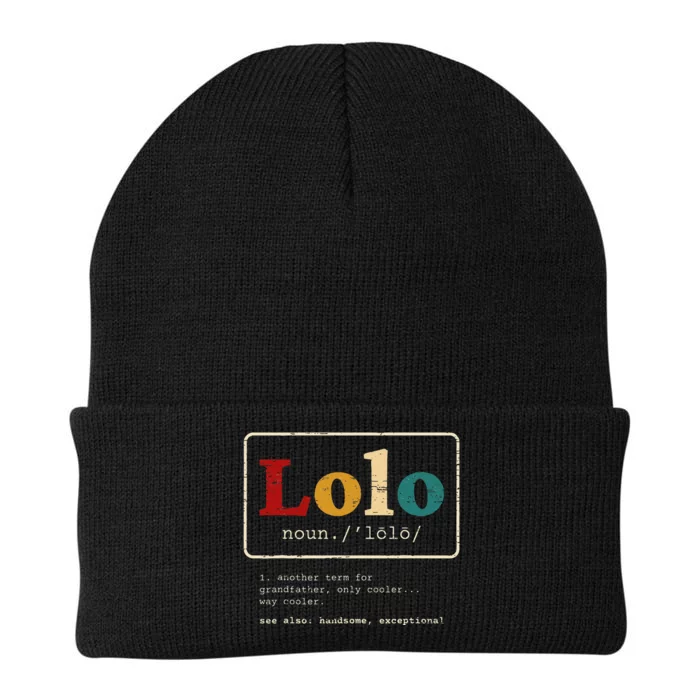 Lolo Definition Filipino Grandpa For A Pinoy Knit Cap Winter Beanie