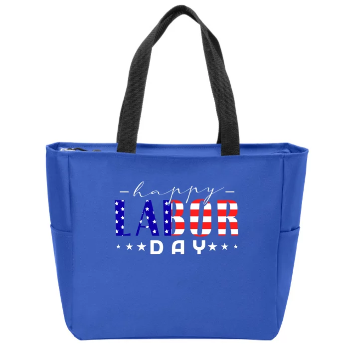 Labor Day Gift Zip Tote Bag