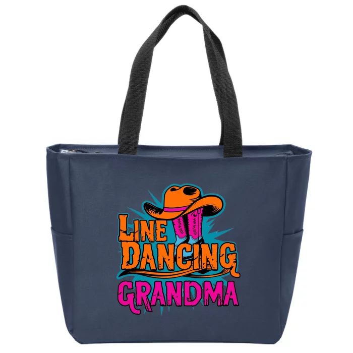 Line Dancing Grandma Fun And Sassy Zip Tote Bag