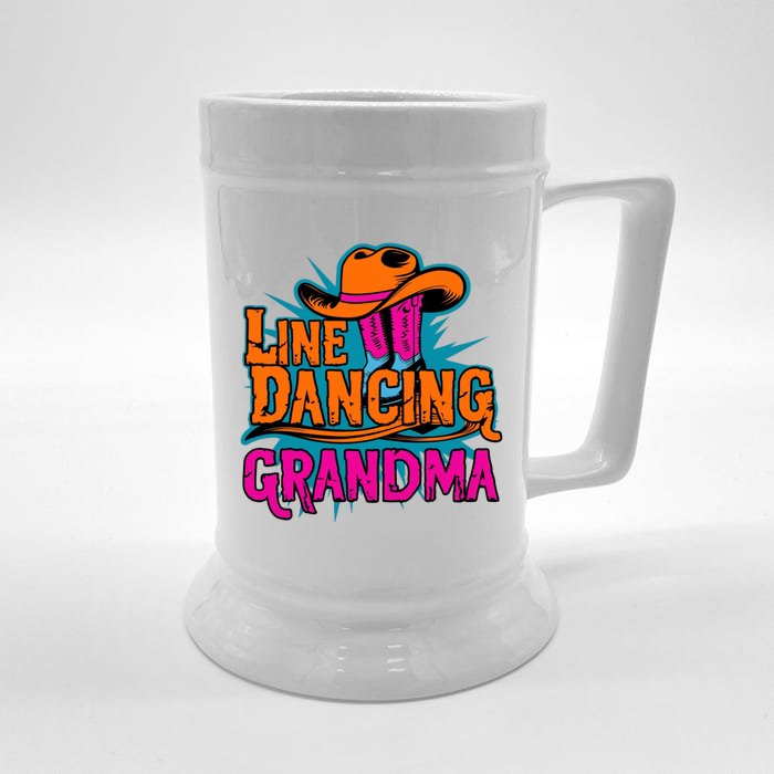 Line Dancing Grandma Fun And Sassy Front & Back Beer Stein