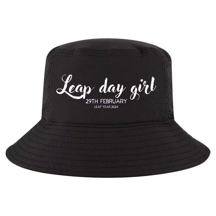 Leap Day Girl 29th February Leap Year Birthday 2024 Party Cool Comfort Performance Bucket Hat