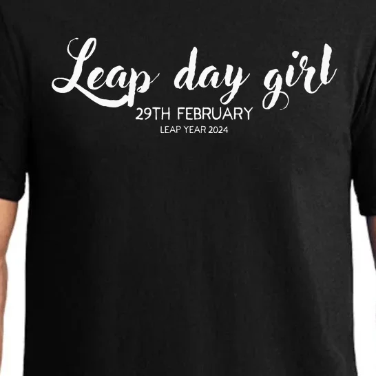 Leap Day Girl 29th February Leap Year Birthday 2024 Party Pajama Set