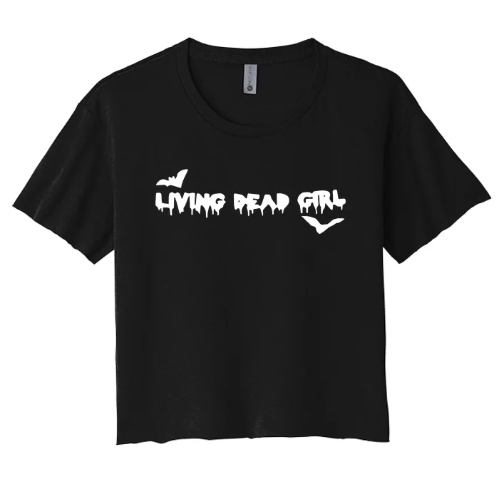 Living Dead Girl New Women's Crop Top Tee