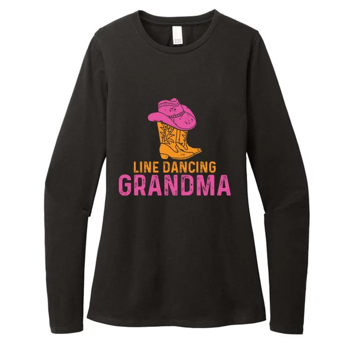 Line Dancing Grandma T Womens CVC Long Sleeve Shirt