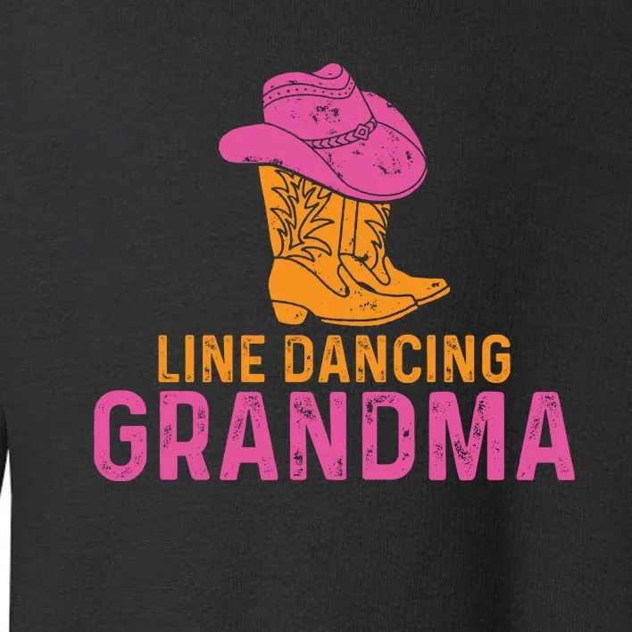 Line Dancing Grandma T Toddler Sweatshirt