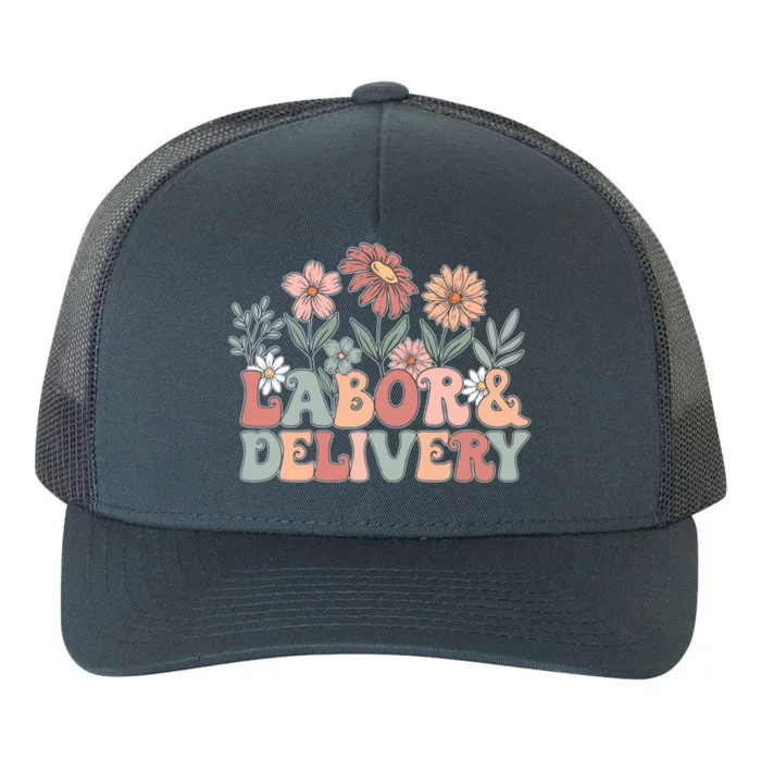 Labor Delivery Gift Yupoong Adult 5-Panel Trucker Hat