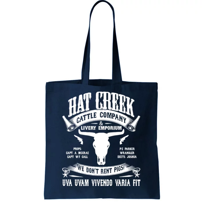 Lonesome Dove Hat Creek Cattle Company Unisex Tote Bag