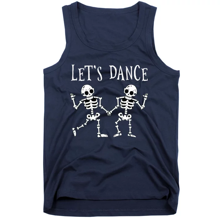 LetS Dance Halloween Skeleton Dancing Gift Tank Top