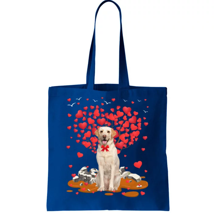 Labrador Dog Heart Valentines Day Dog Dad Dog Mom Cool Gift Tote Bag