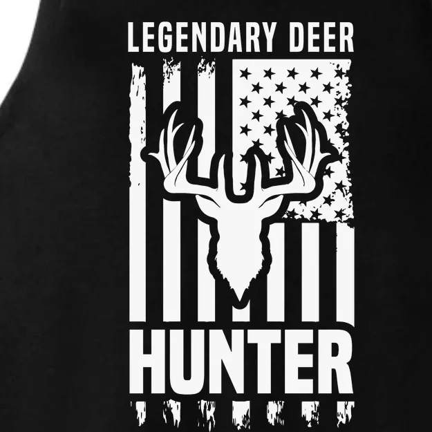 Legendary Deer Hunter Hunting Apparel Graphic Ladies Tri-Blend Wicking Tank