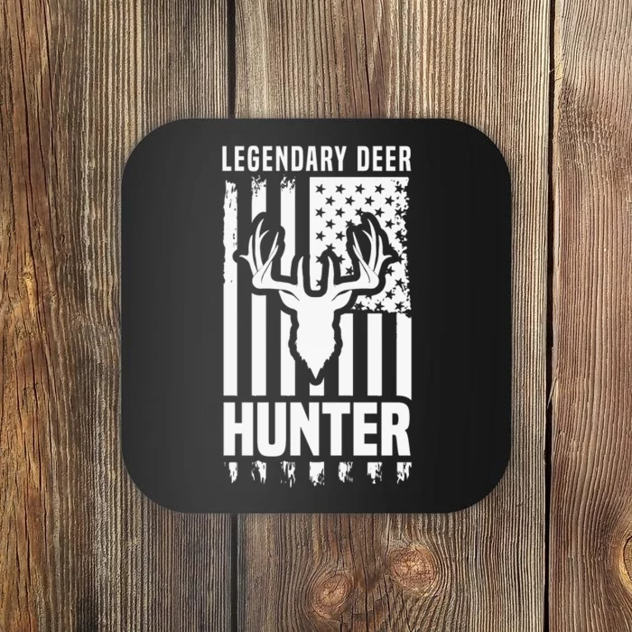 Legendary Deer Hunter Hunting Apparel Graphic Coaster