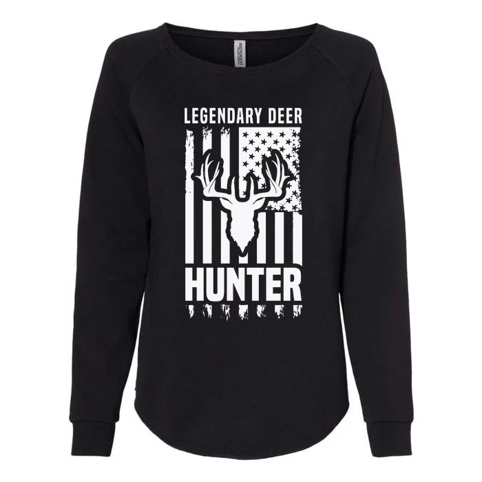 Legendary Deer Hunter Hunting Apparel Graphic Womens California Wash Sweatshirt