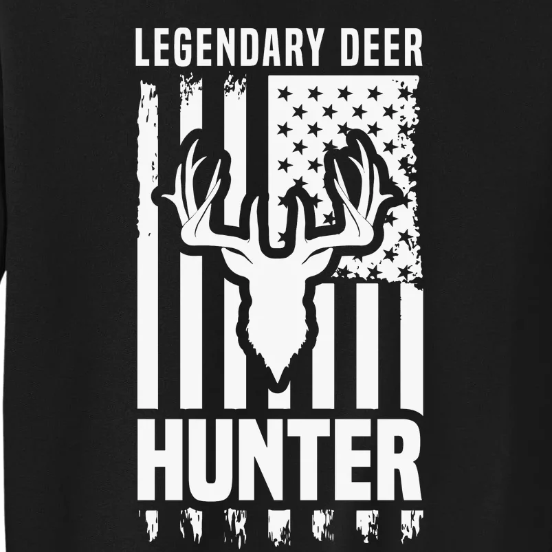 Legendary Deer Hunter Hunting Apparel Graphic Tall Sweatshirt