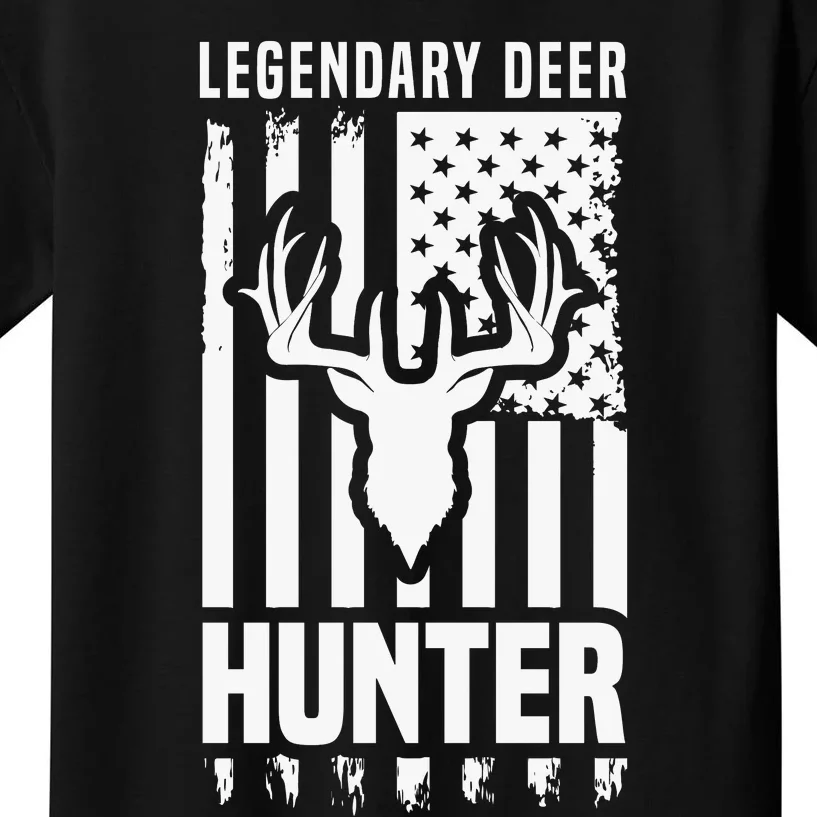 Legendary Deer Hunter Hunting Apparel Graphic Kids T-Shirt