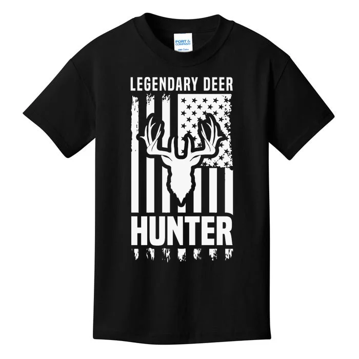 Legendary Deer Hunter Hunting Apparel Graphic Kids T-Shirt