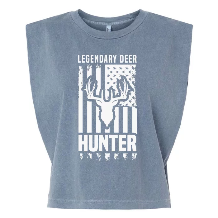 Legendary Deer Hunter Hunting Apparel Graphic Garment-Dyed Women's Muscle Tee