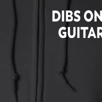 Limited Doll Hearted Dibs On The Guitarist Full Zip Hoodie