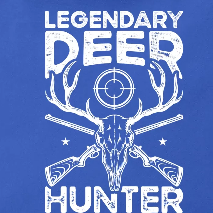 Legendary Deer Hunter Dad Buck Funny Deer Hunting Gift Zip Tote Bag