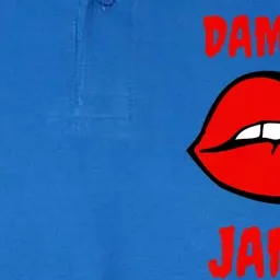 Lips Damn It Janet Song From Rocky Horror Picture Show Softstyle Adult Sport Polo