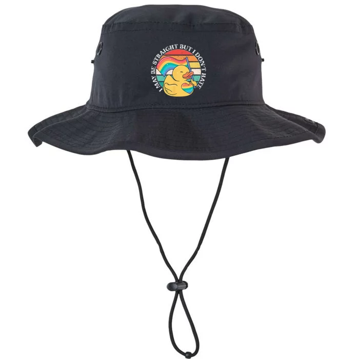 LGBTQ Duck I May Be Straight But I Dont Hate Pride Ally Legacy Cool Fit Booney Bucket Hat