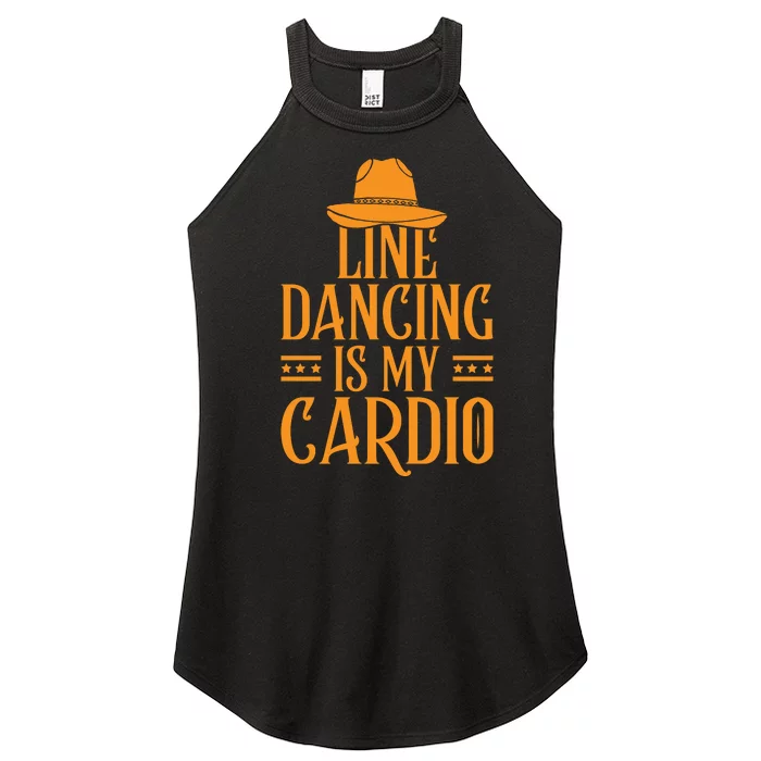 Line Dancing Is My Cardio T Women’s Perfect Tri Rocker Tank