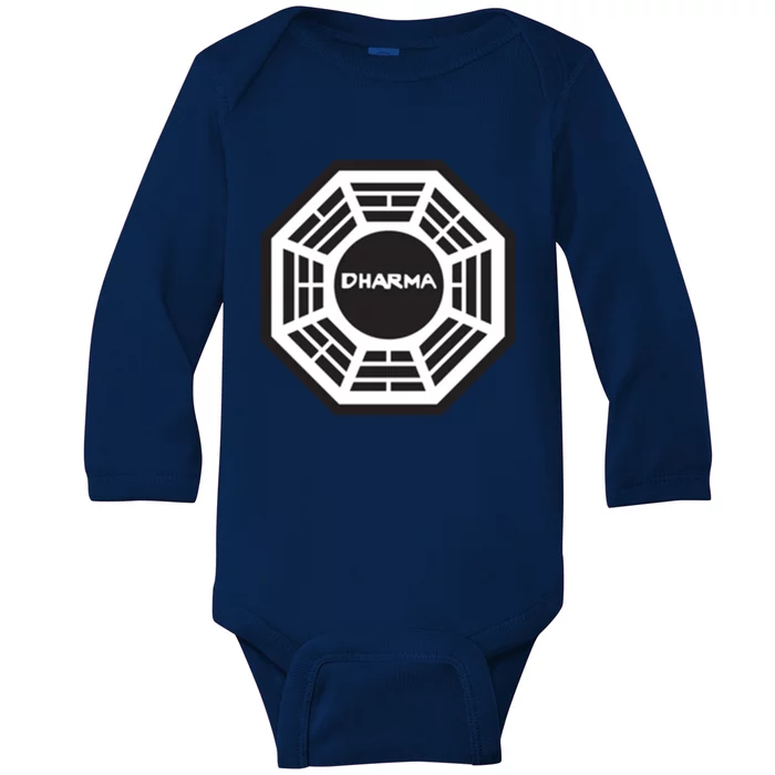 Lost Dharma Initiative Gift Baby Long Sleeve Bodysuit