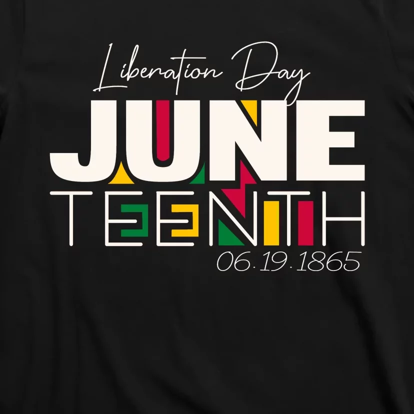 Liberation Day Juneteenth Commemorative Graphic T-Shirt