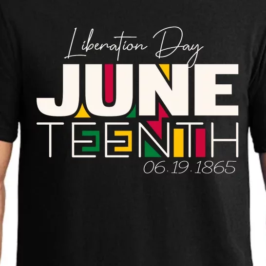 Liberation Day Juneteenth Commemorative Graphic Pajama Set