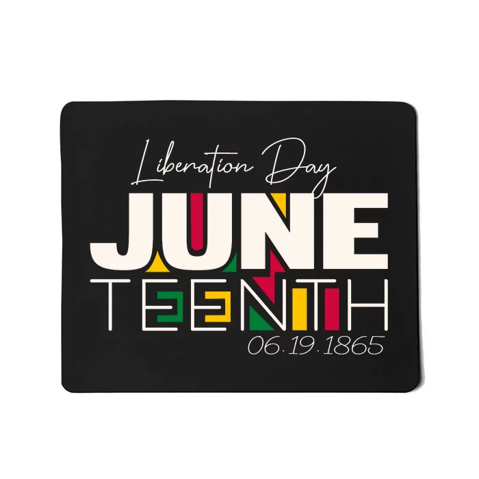 Liberation Day Juneteenth Commemorative Graphic Mousepad