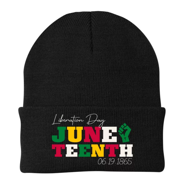 Liberation Day Juneteenth Commemoration Knit Cap Winter Beanie