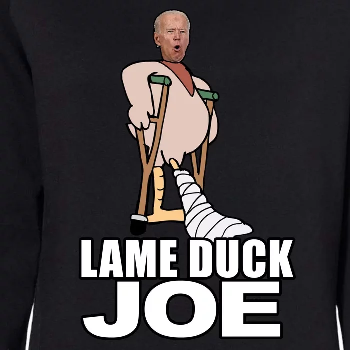 Lame Duck Joe Biden Funny Womens California Wash Sweatshirt