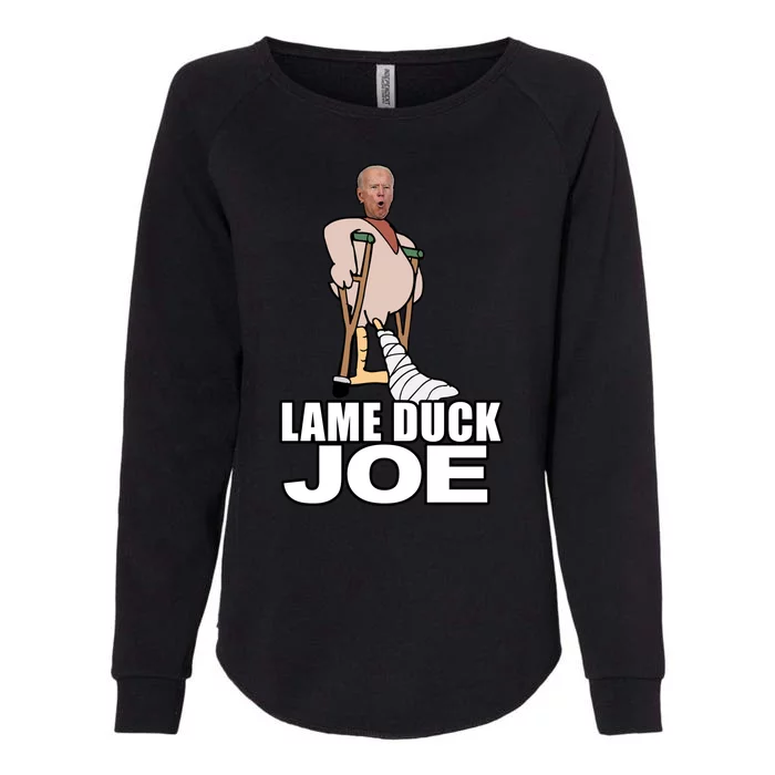 Lame Duck Joe Biden Funny Womens California Wash Sweatshirt